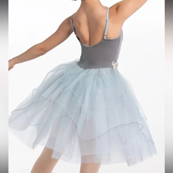 Weissman Camisole Degas Tutu Ballet Costume ‘Woodland’ Blue Size Adult Medium - Picture 4 of 11